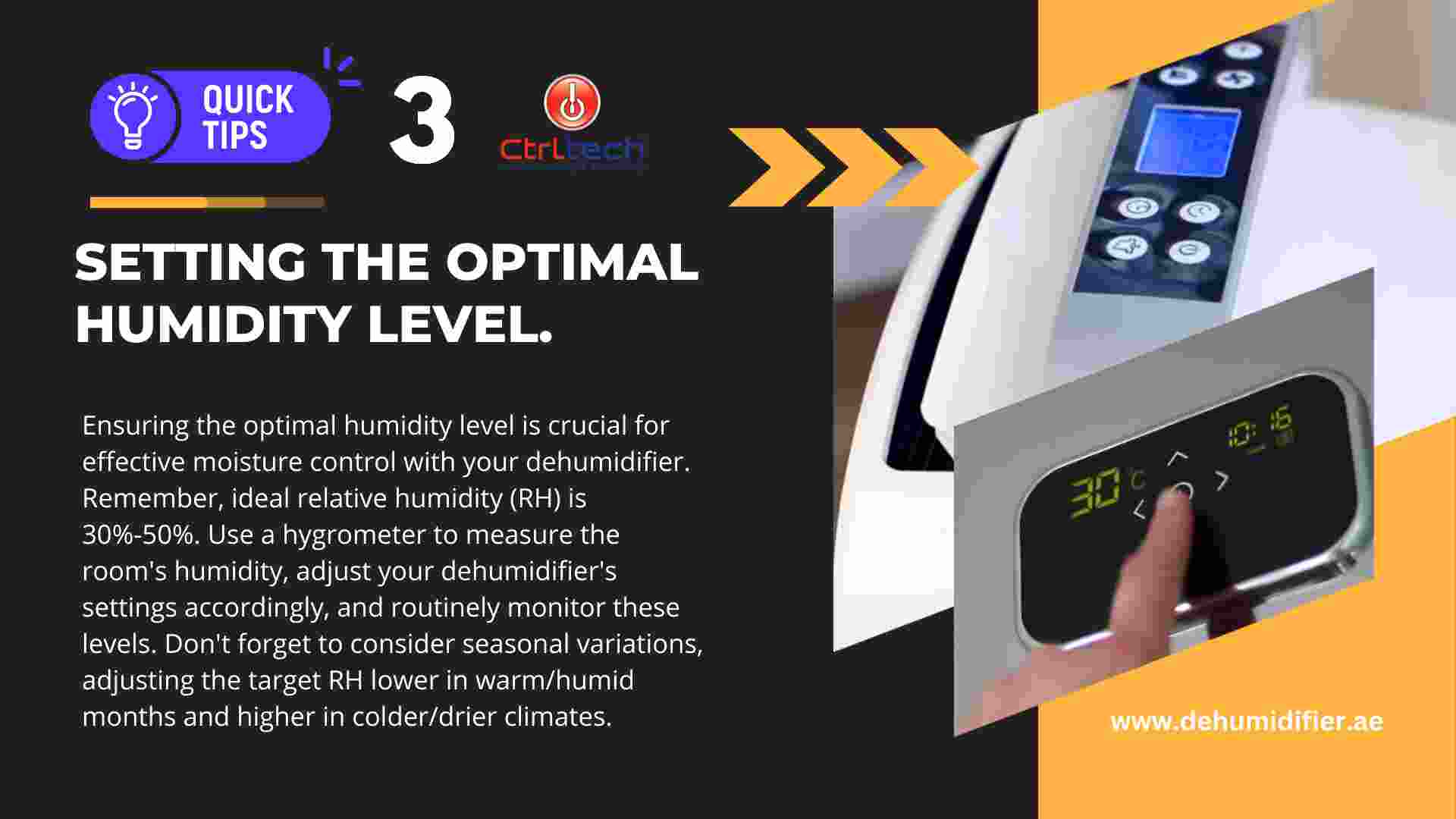 Tip 3 - Setting the Optimal Humidity Level